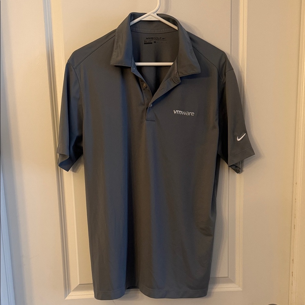 Nike Men's Gray Polo Shirt